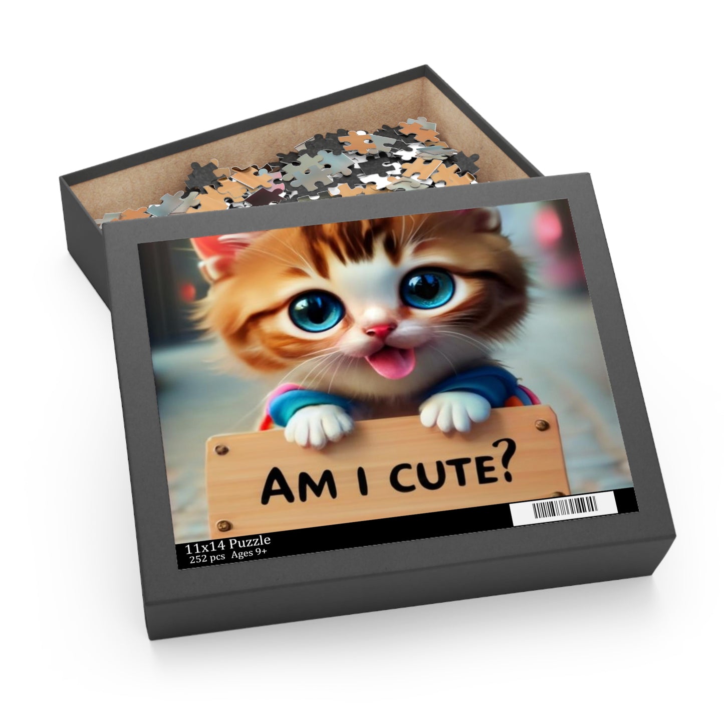 Kids Kitty Puzzle (120, 252, 500-Piece)