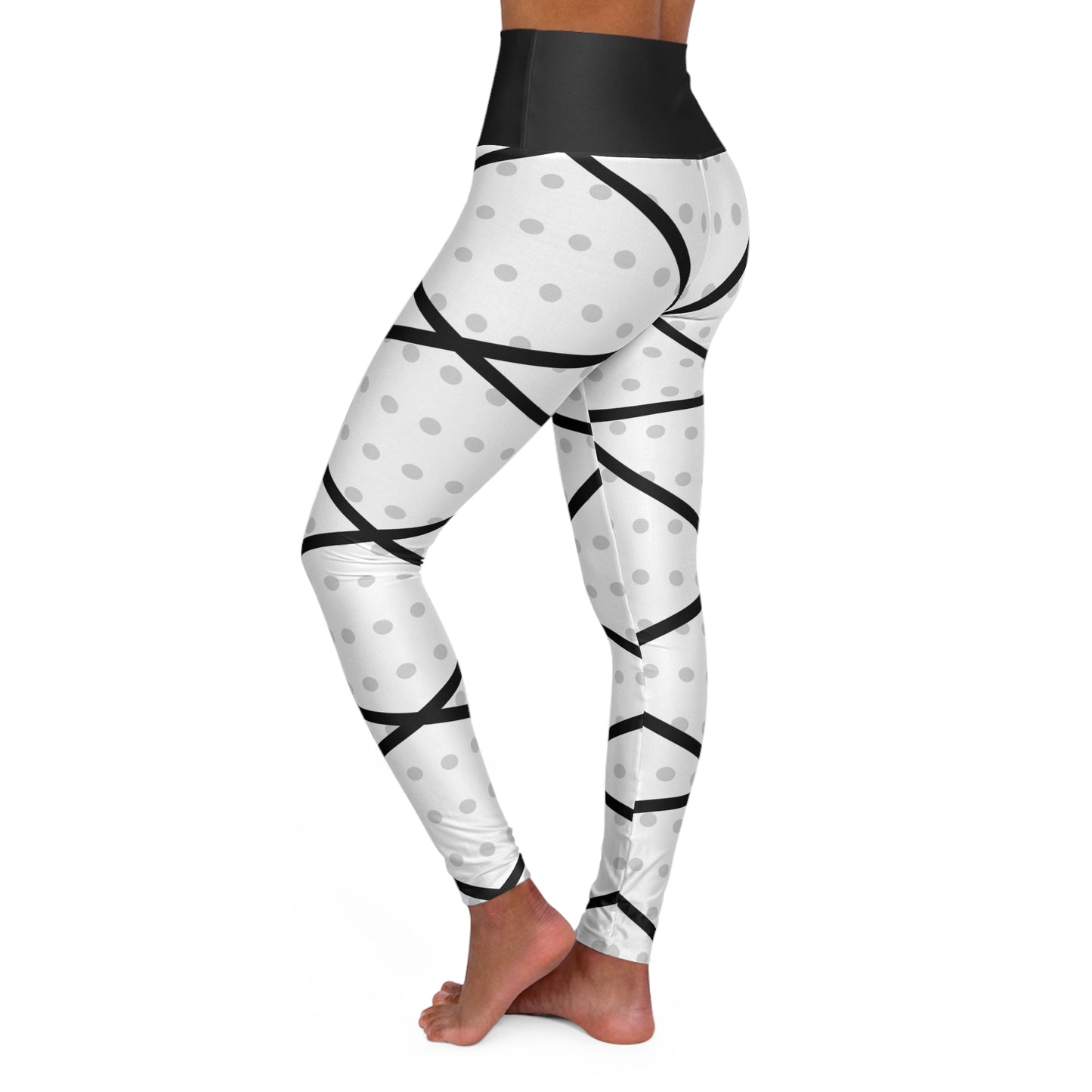 High Waisted Yoga Leggings (AOP)