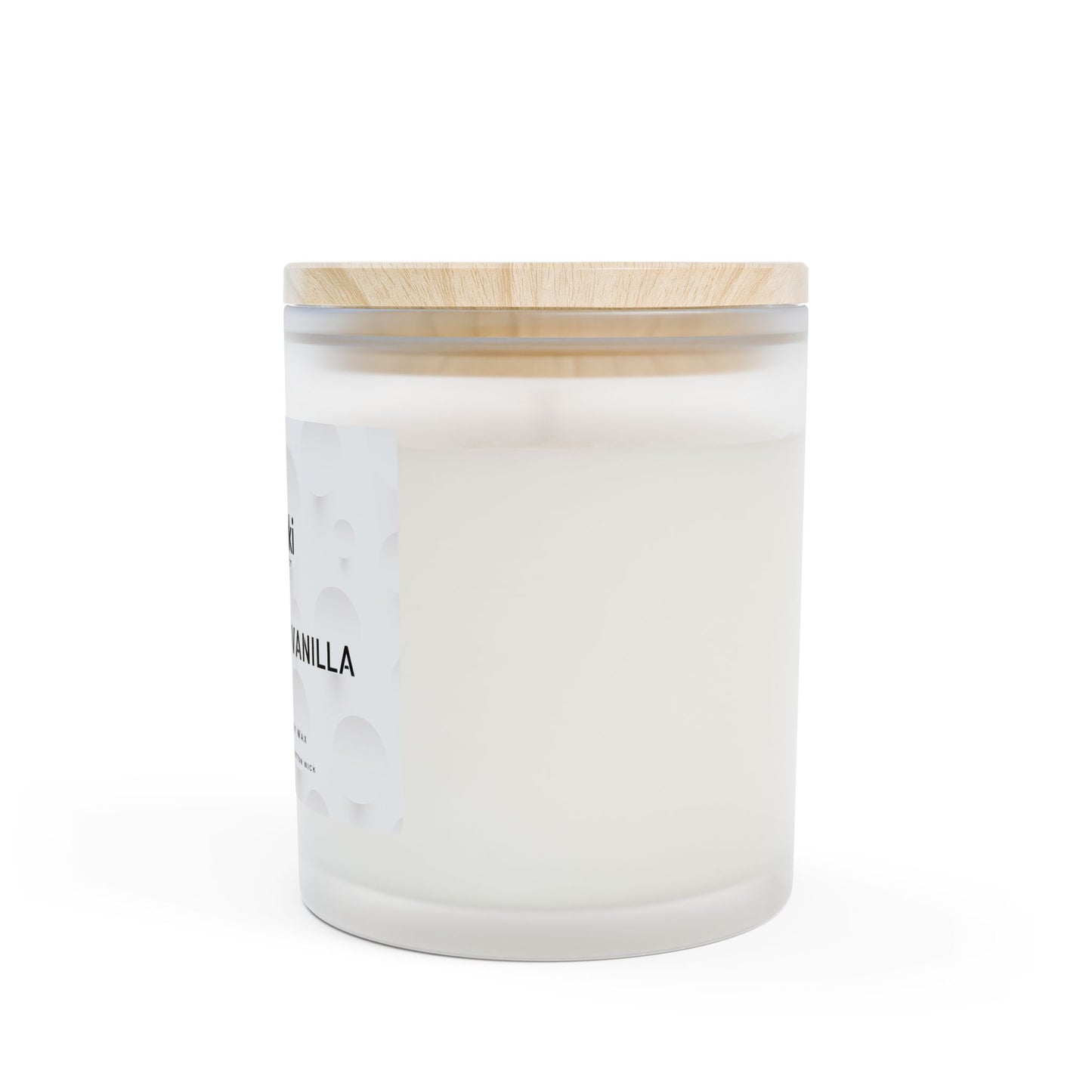 Blackberry Vanilla Frosted Glass Candle - 11oz