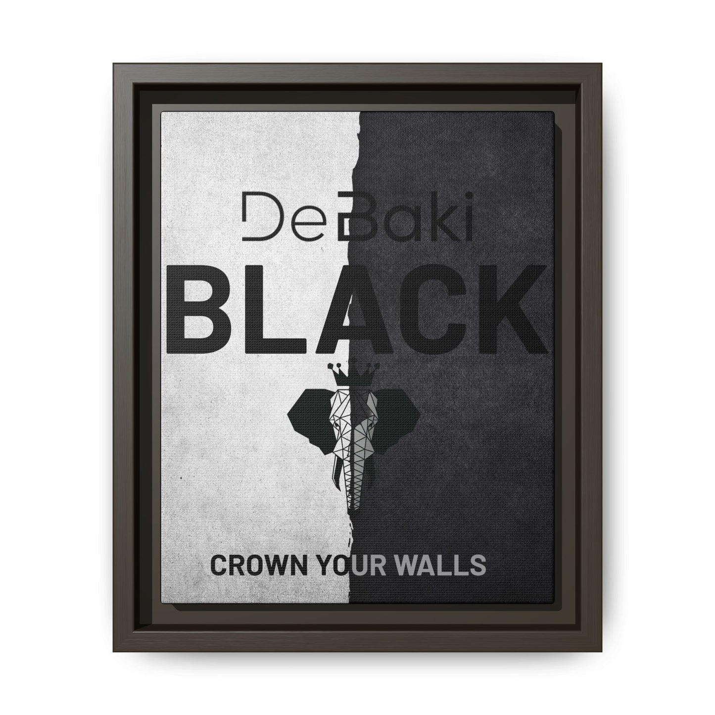 Copy of Modern Framed Art Print, Minimalistic Wall Decor, Black and White Canvas, Home Office Styling, Inspirational Art