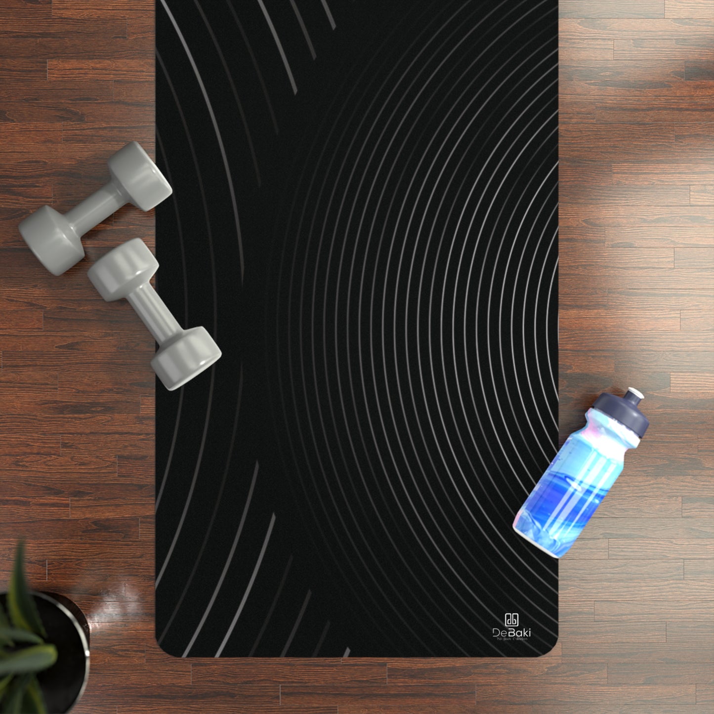 Curved Lines Yoga Mat