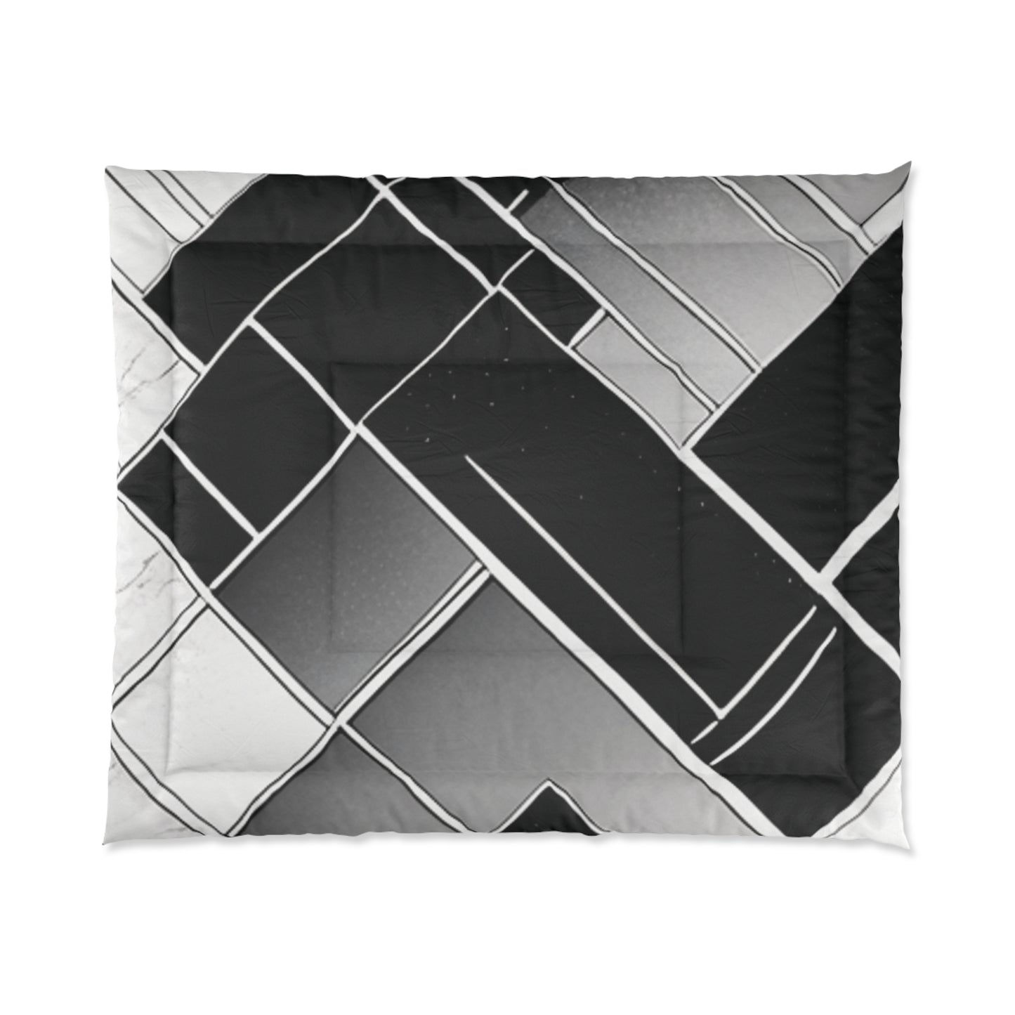 Geometric Fluffy Comforter