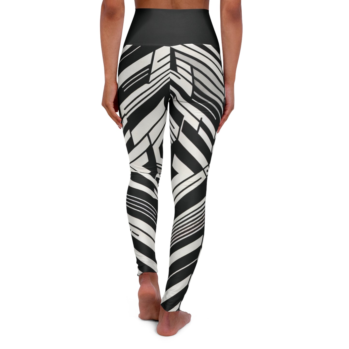 High Waisted Yoga Leggings (AOP)