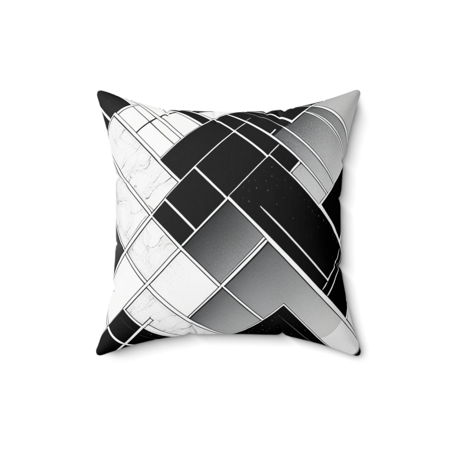 Spun Decorative Square Pillow