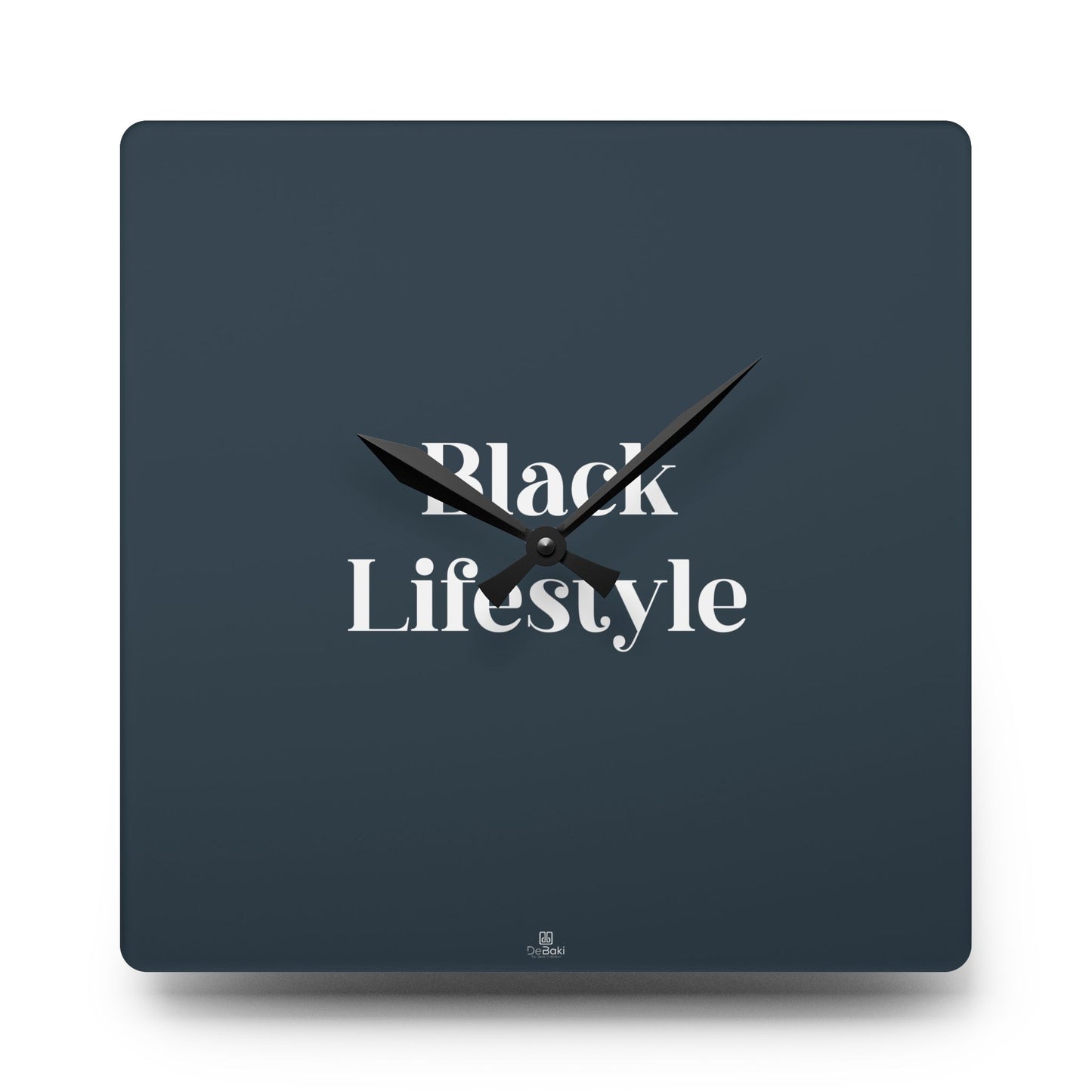 Black Lifestyle Wall Clock