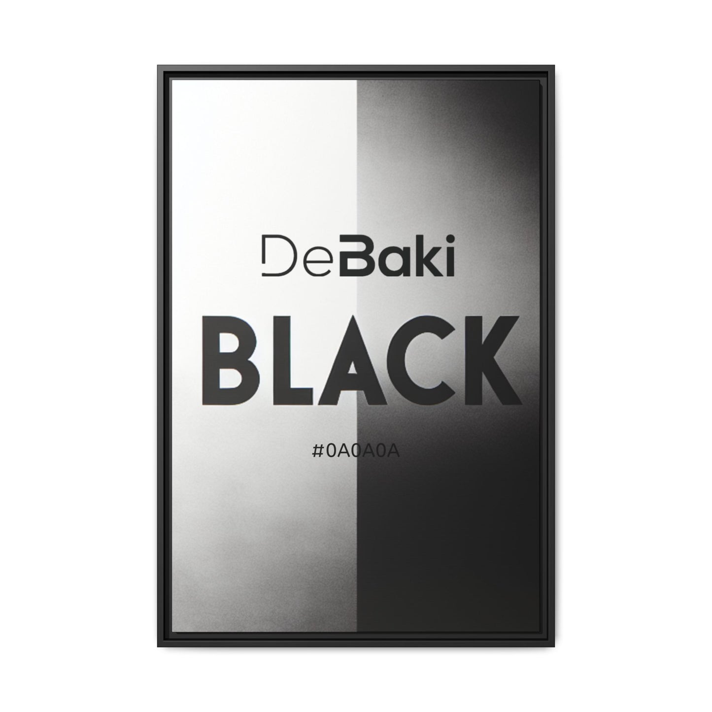 Modern Framed Art Print, Minimalistic Wall Decor, Black and White Canvas, Home Office Styling, Inspirational Art
