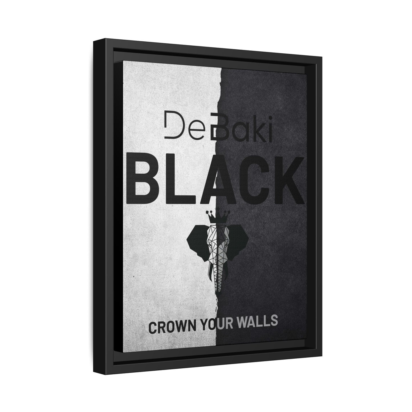 Copy of Modern Framed Art Print, Minimalistic Wall Decor, Black and White Canvas, Home Office Styling, Inspirational Art