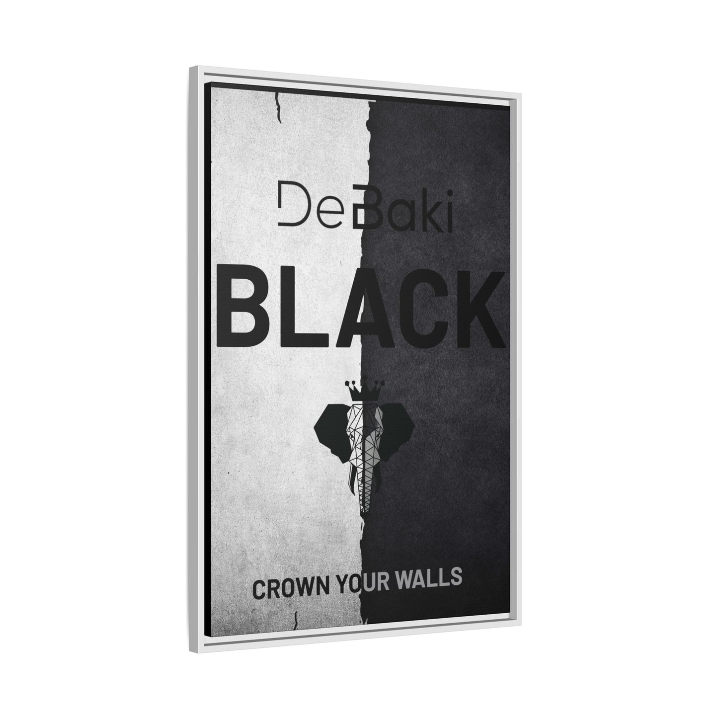 Copy of Modern Framed Art Print, Minimalistic Wall Decor, Black and White Canvas, Home Office Styling, Inspirational Art