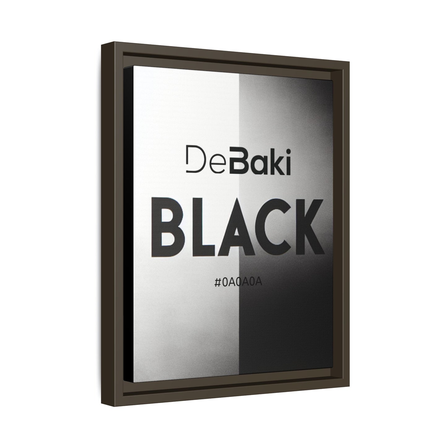 Modern Framed Art Print, Minimalistic Wall Decor, Black and White Canvas, Home Office Styling, Inspirational Art