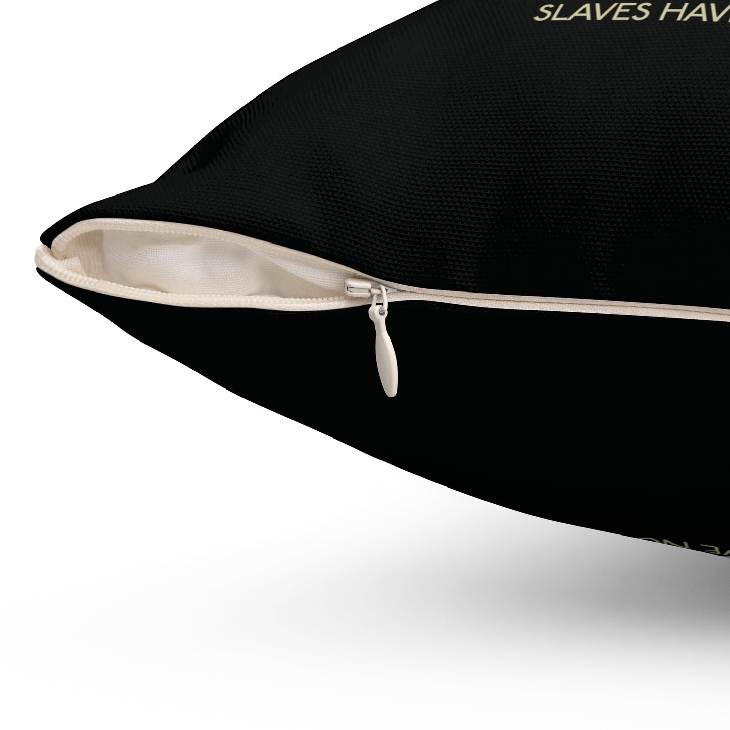 Kings or Slaves Spun Square Pillow