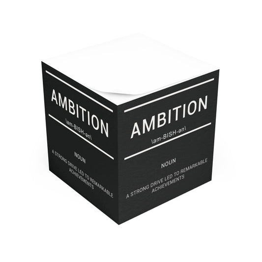 Ambition Note Cube