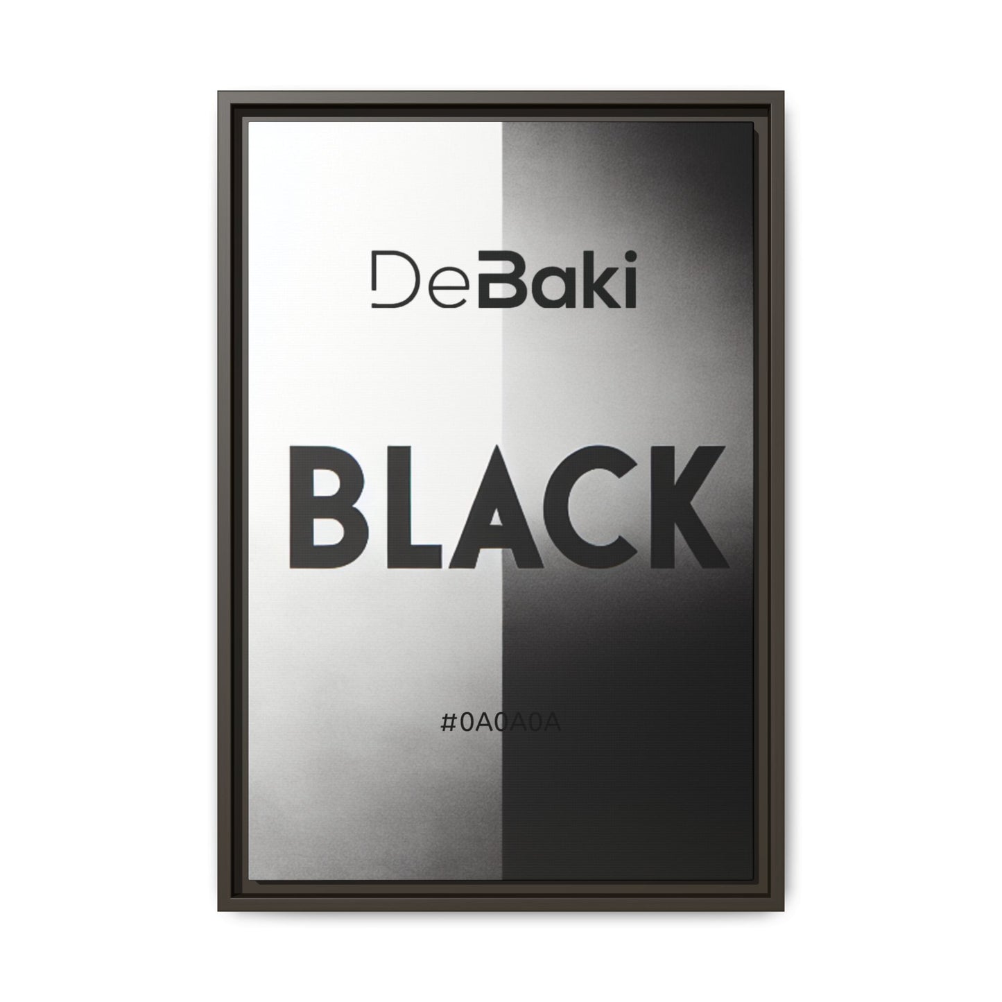 Modern Framed Art Print, Minimalistic Wall Decor, Black and White Canvas, Home Office Styling, Inspirational Art