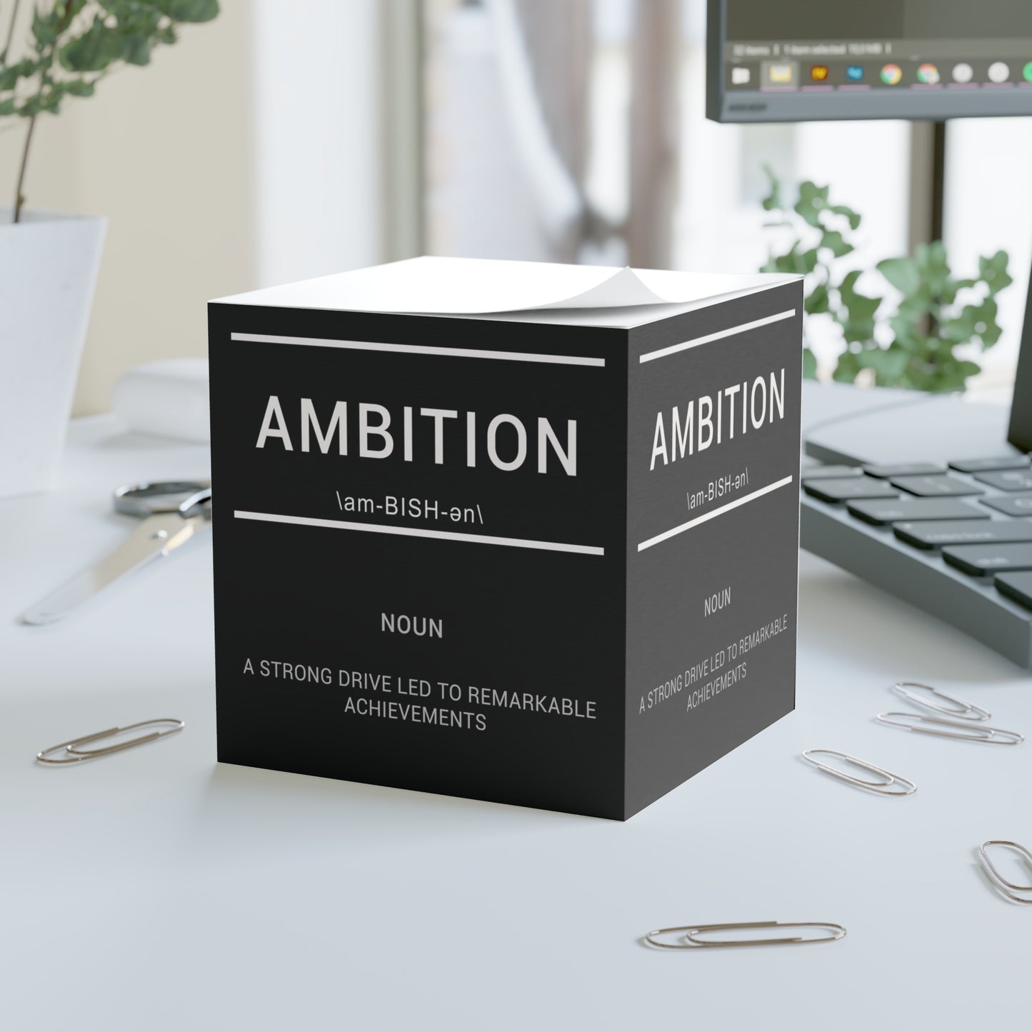 Ambition Note Cube