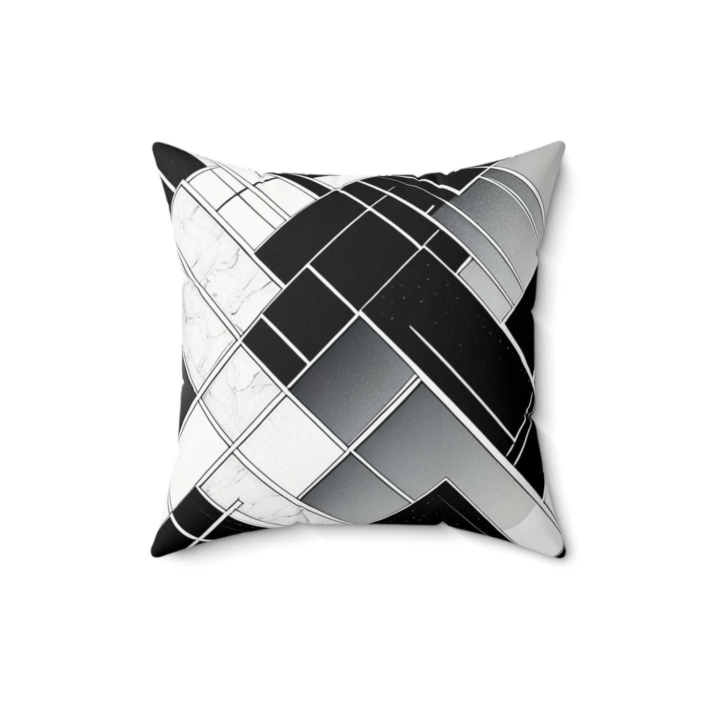 Spun Decorative Square Pillow