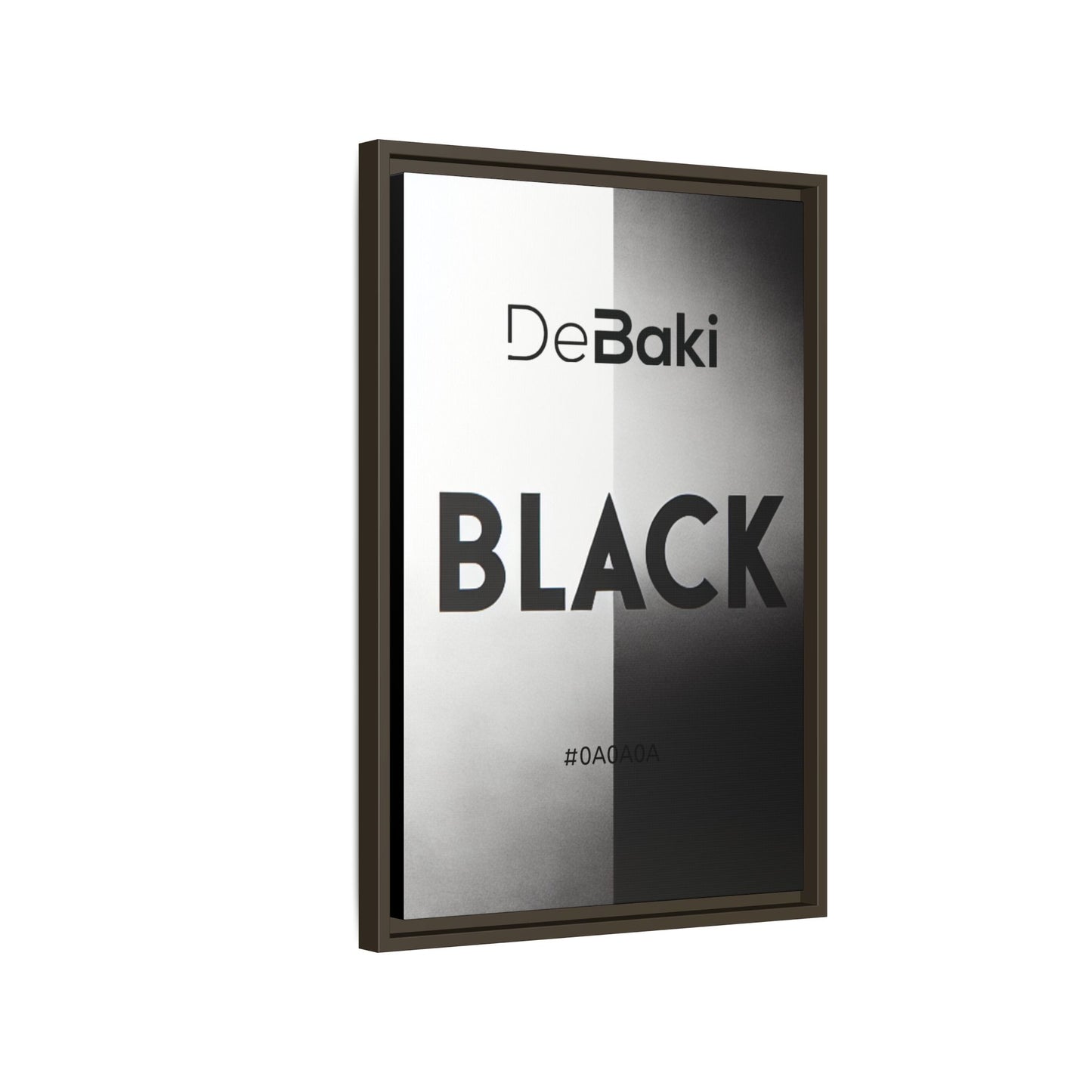 Modern Framed Art Print, Minimalistic Wall Decor, Black and White Canvas, Home Office Styling, Inspirational Art