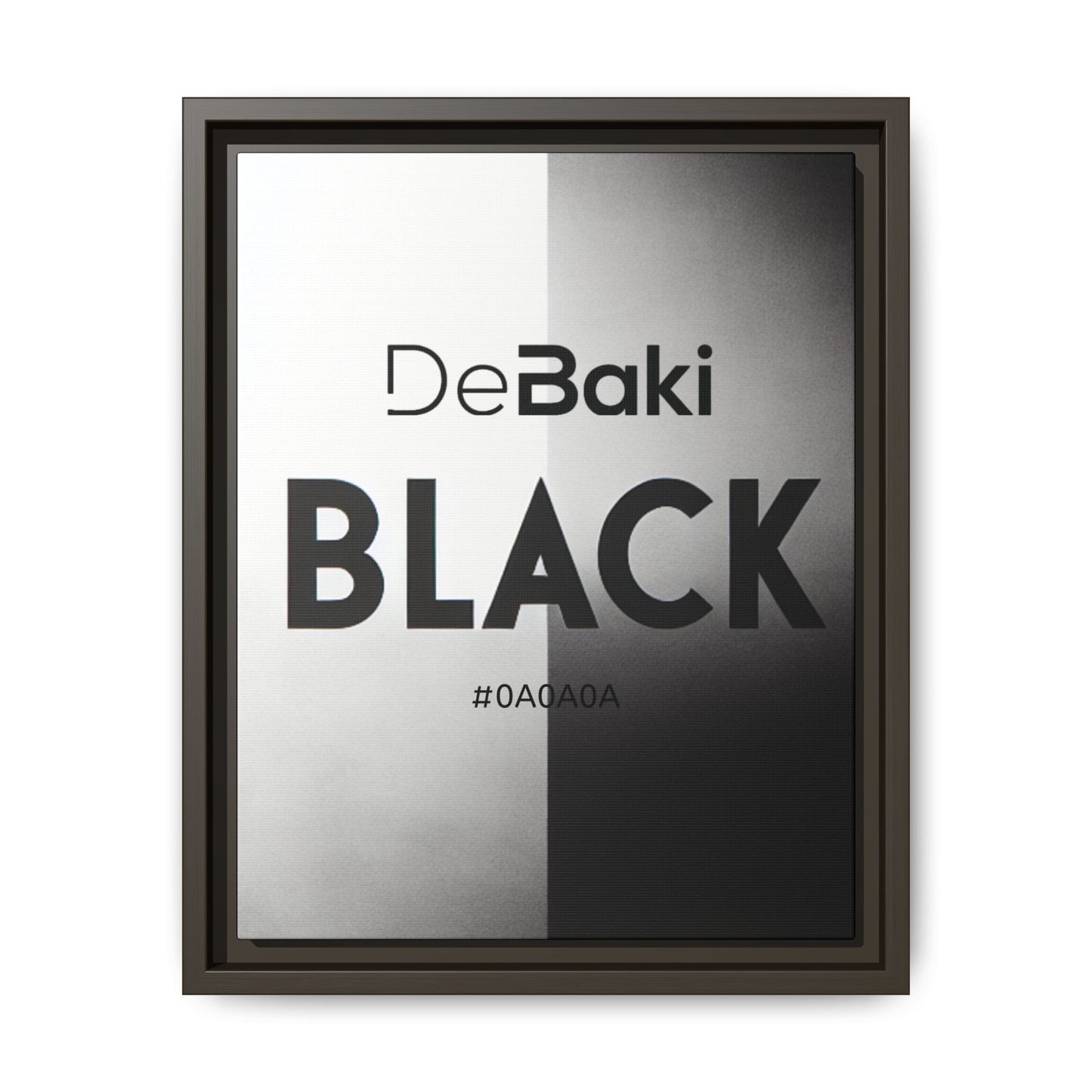Modern Framed Art Print, Minimalistic Wall Decor, Black and White Canvas, Home Office Styling, Inspirational Art