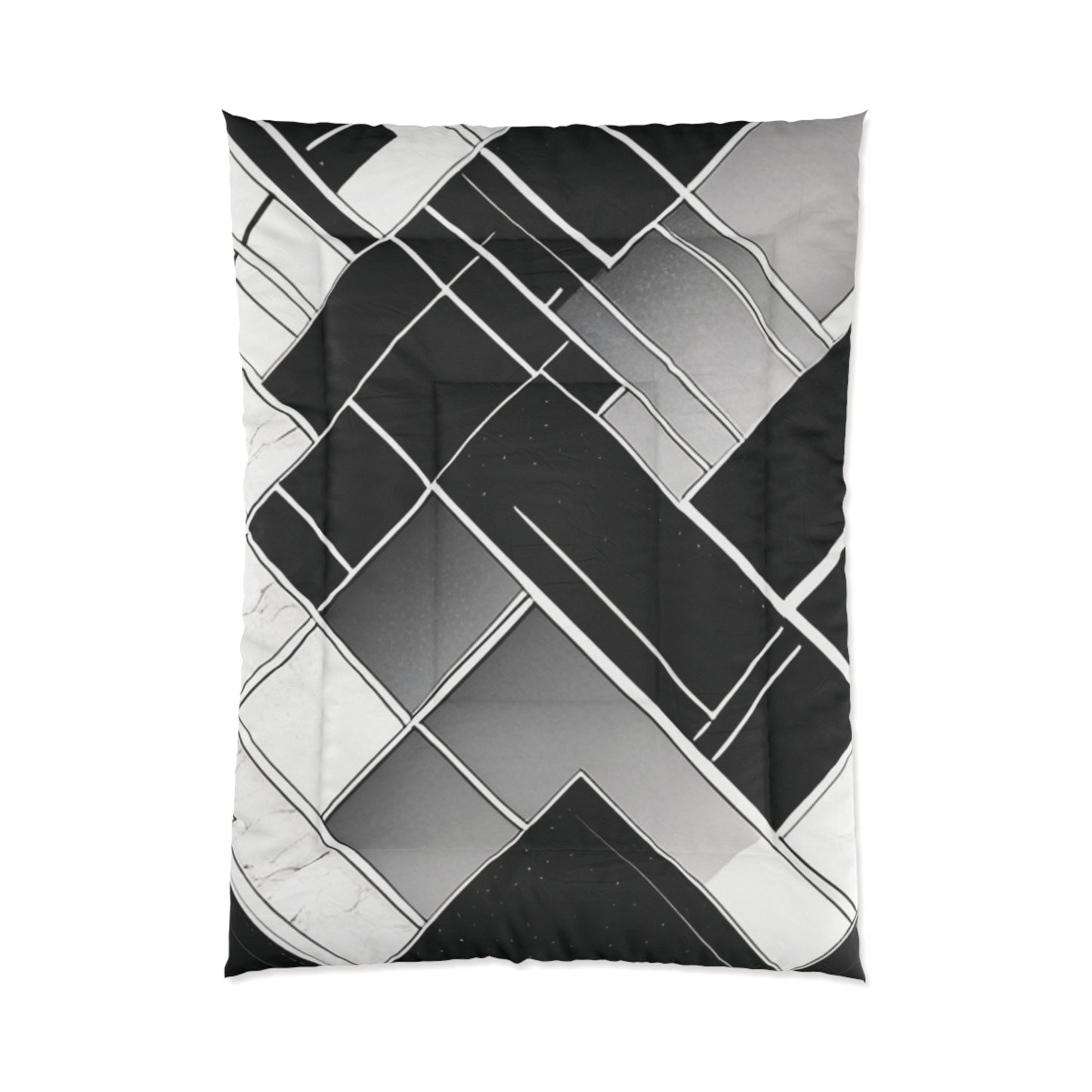 Geometric Fluffy Comforter