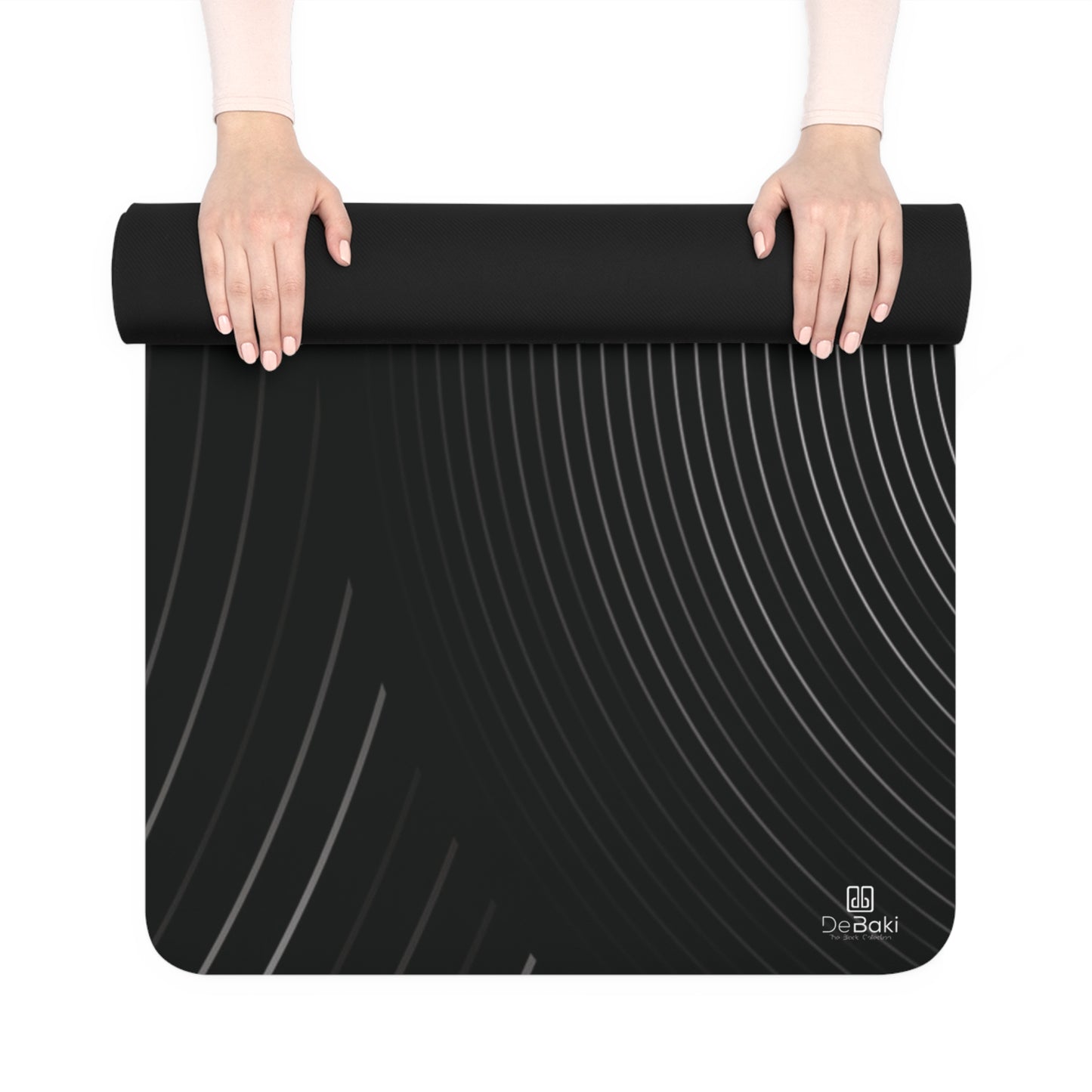 Curved Lines Yoga Mat