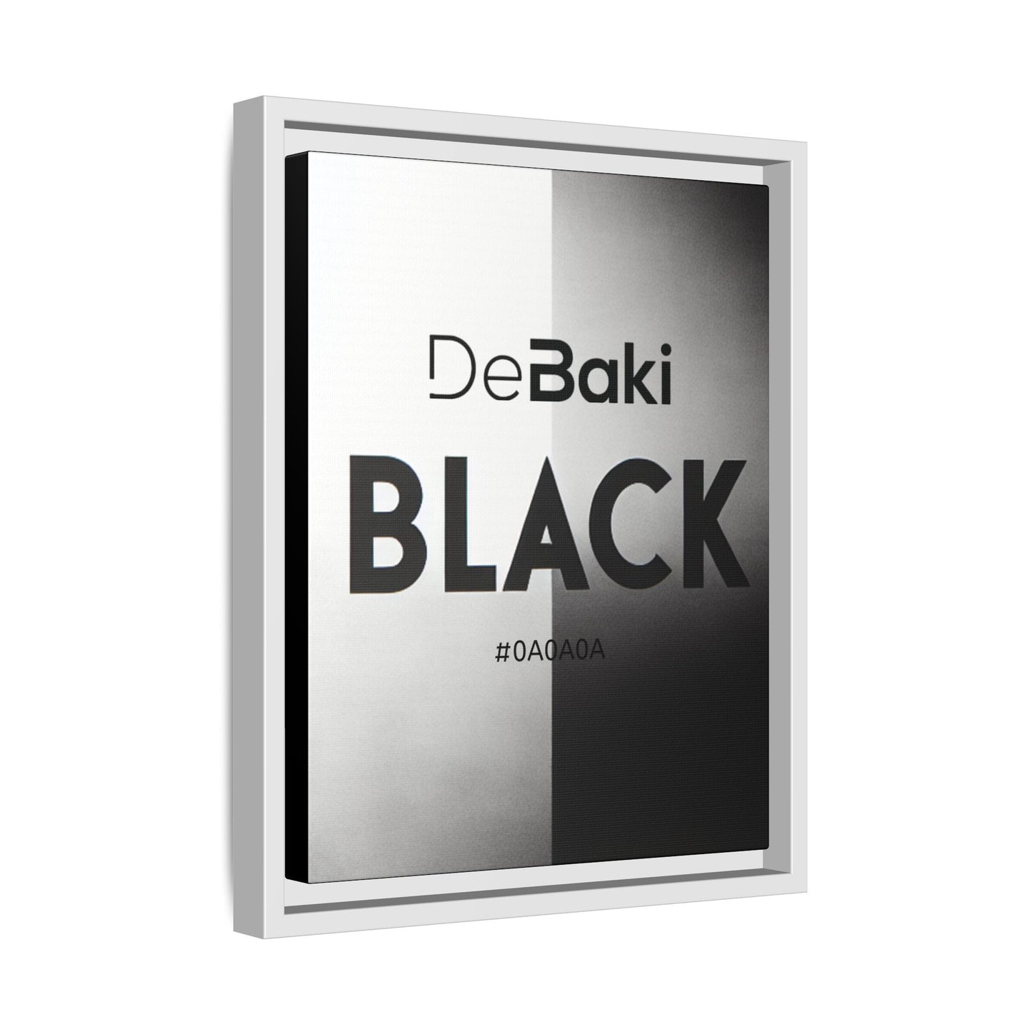 Modern Framed Art Print, Minimalistic Wall Decor, Black and White Canvas, Home Office Styling, Inspirational Art