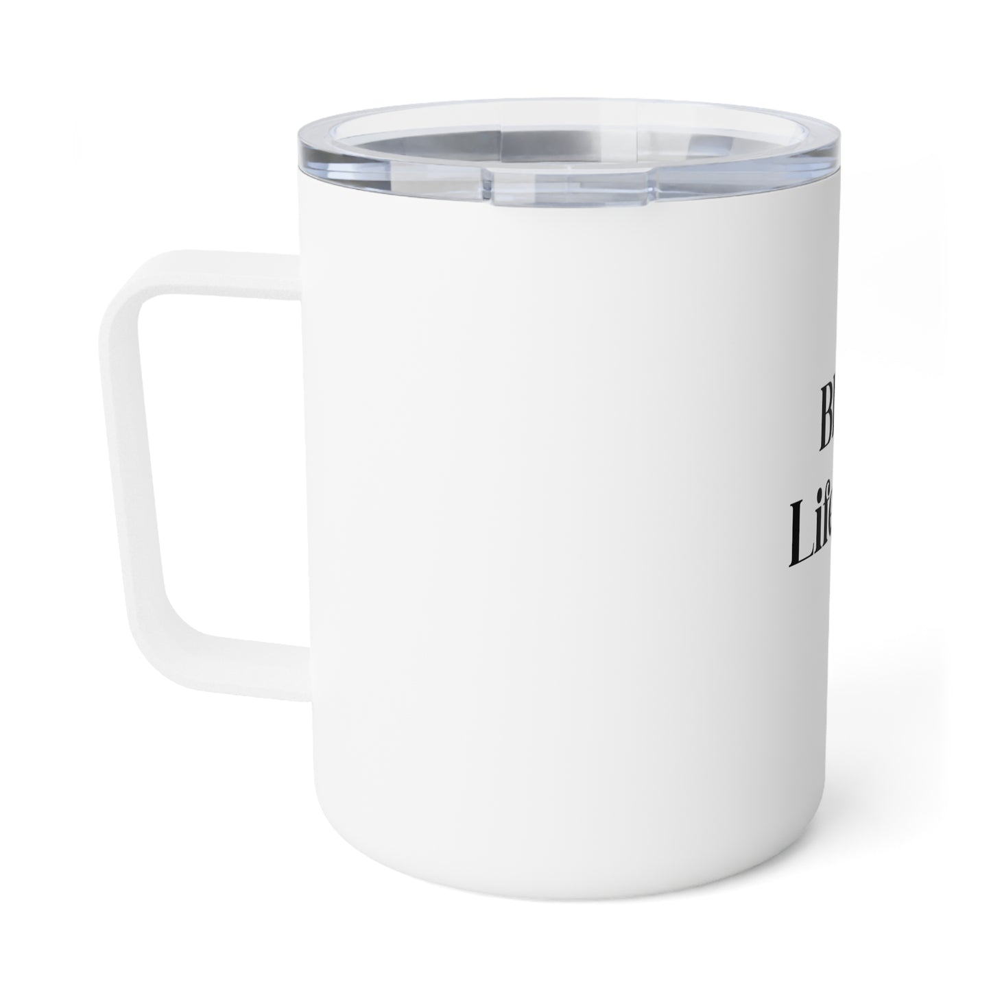 Black Lifestyle Insulated Coffee Mug, 10oz
