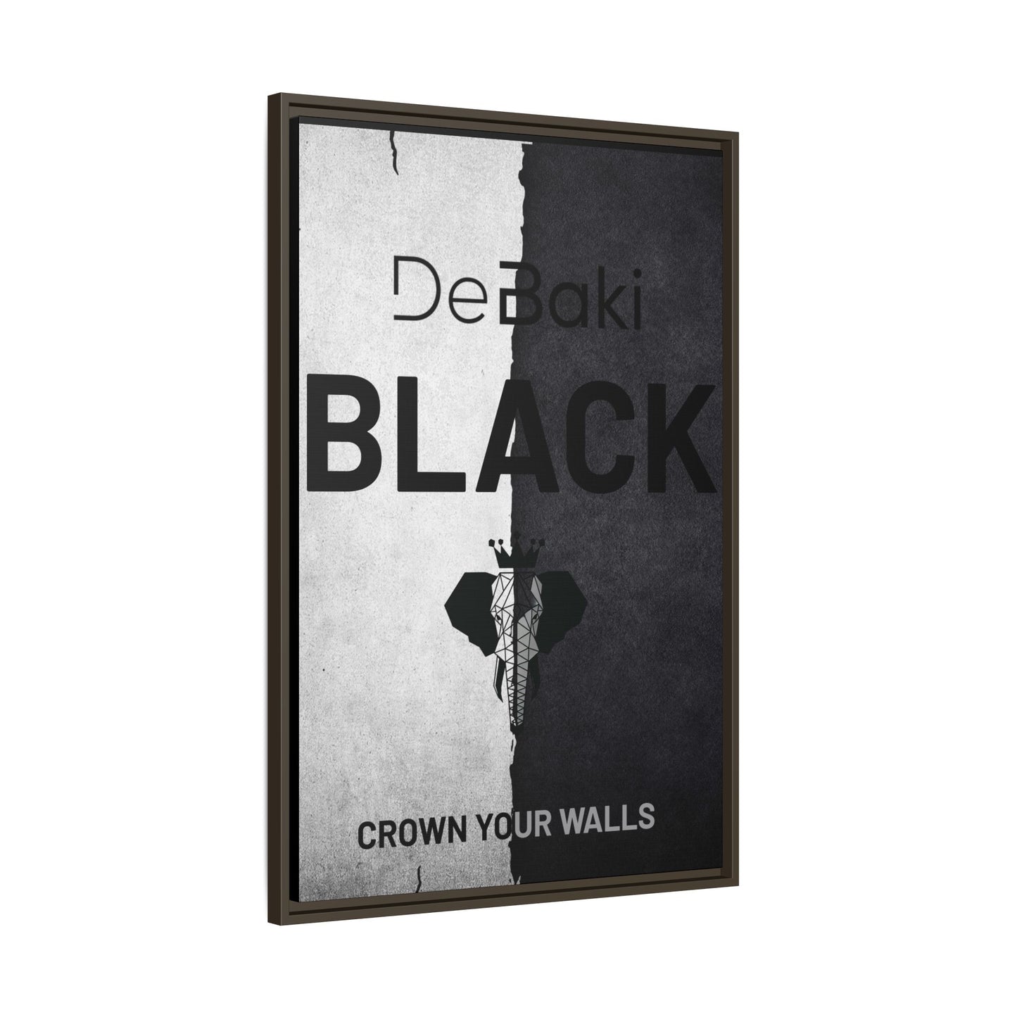 Copy of Modern Framed Art Print, Minimalistic Wall Decor, Black and White Canvas, Home Office Styling, Inspirational Art