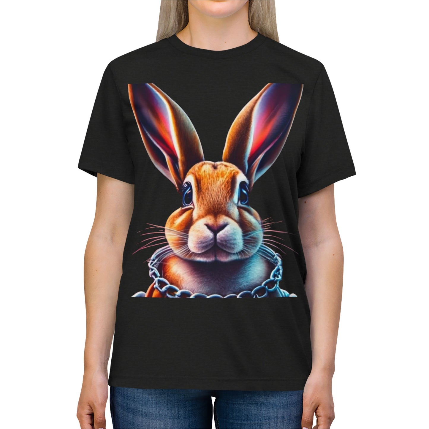 DeBaki Bunny Unisex Triblend Tee Shirt