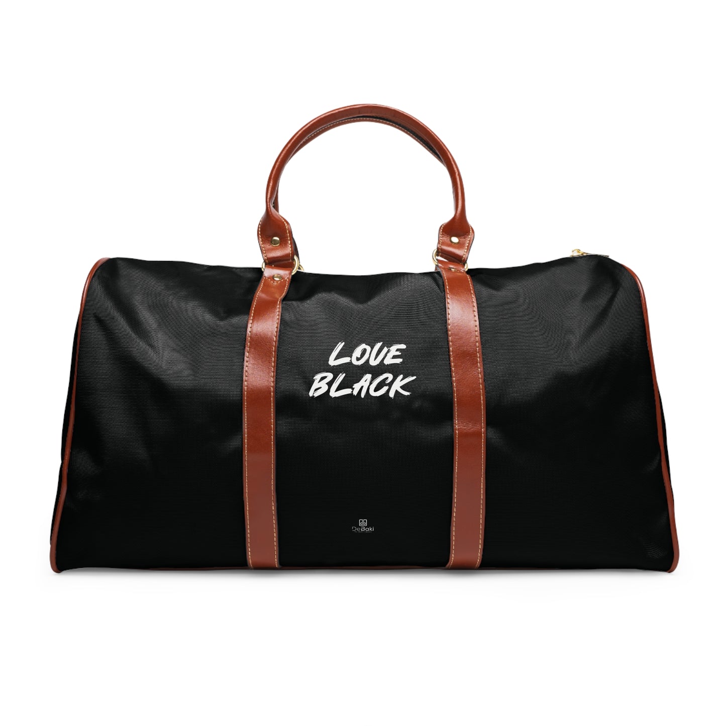 Love Black Waterproof Travel Bag