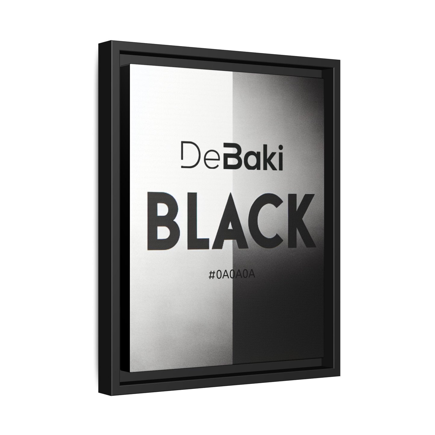 Modern Framed Art Print, Minimalistic Wall Decor, Black and White Canvas, Home Office Styling, Inspirational Art