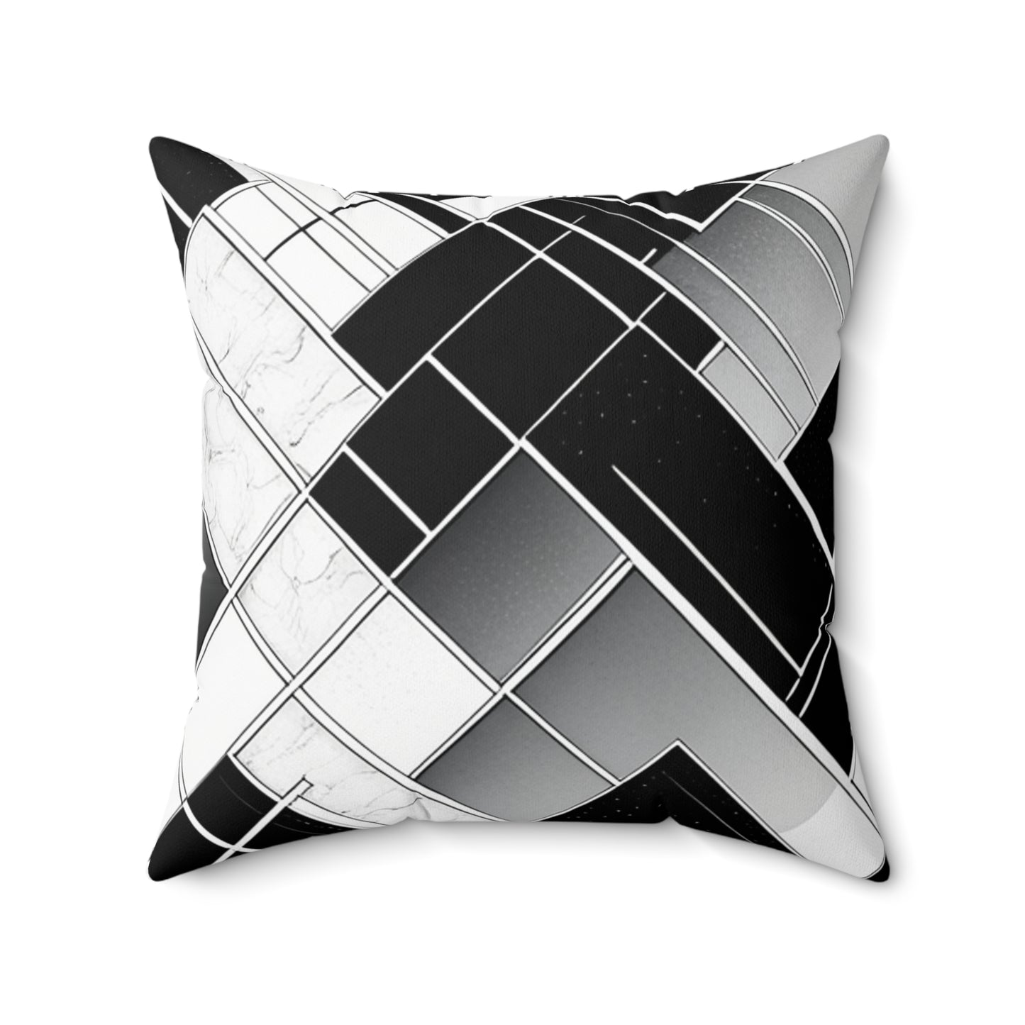 Spun Decorative Square Pillow