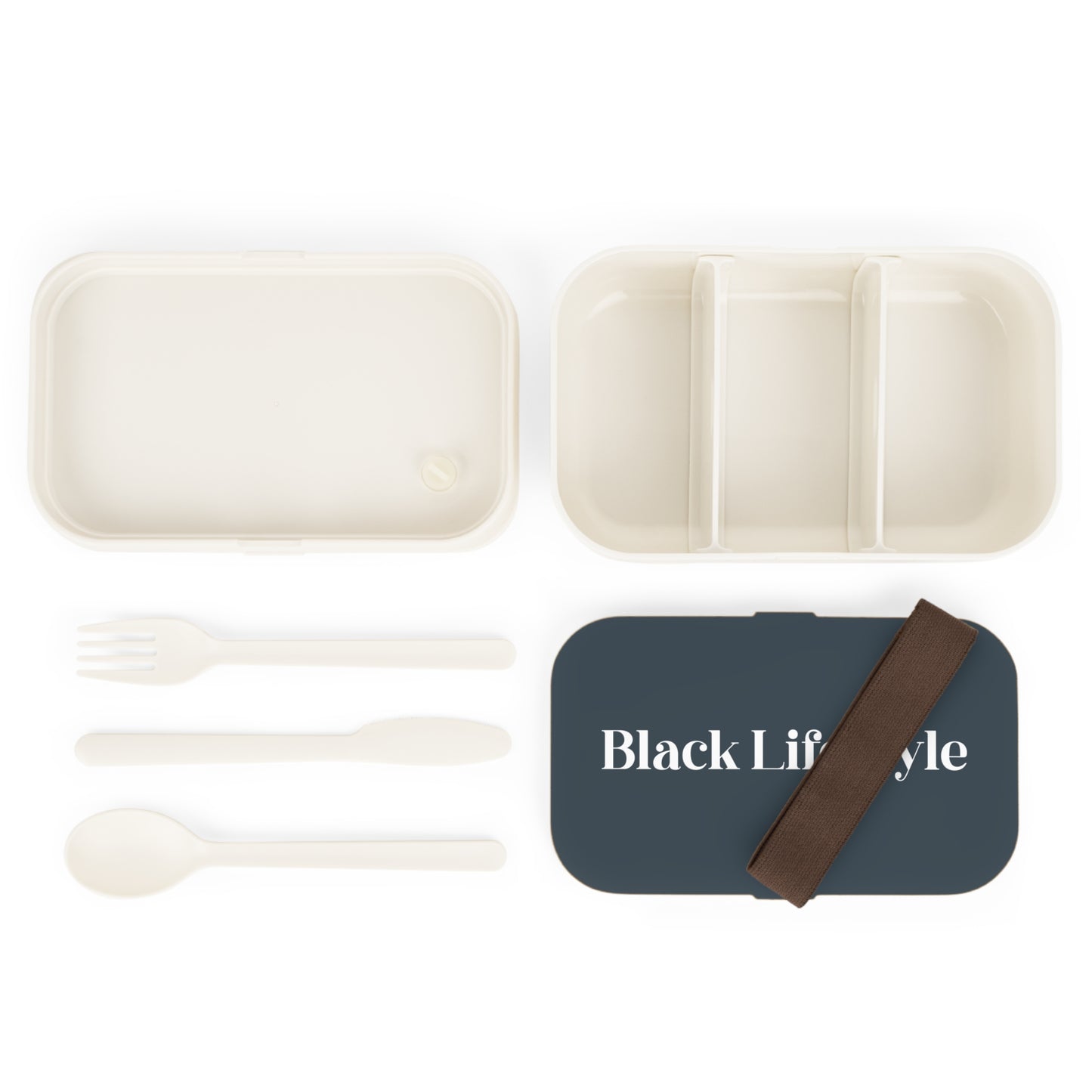 Black Lifestyle Bento Lunch Box
