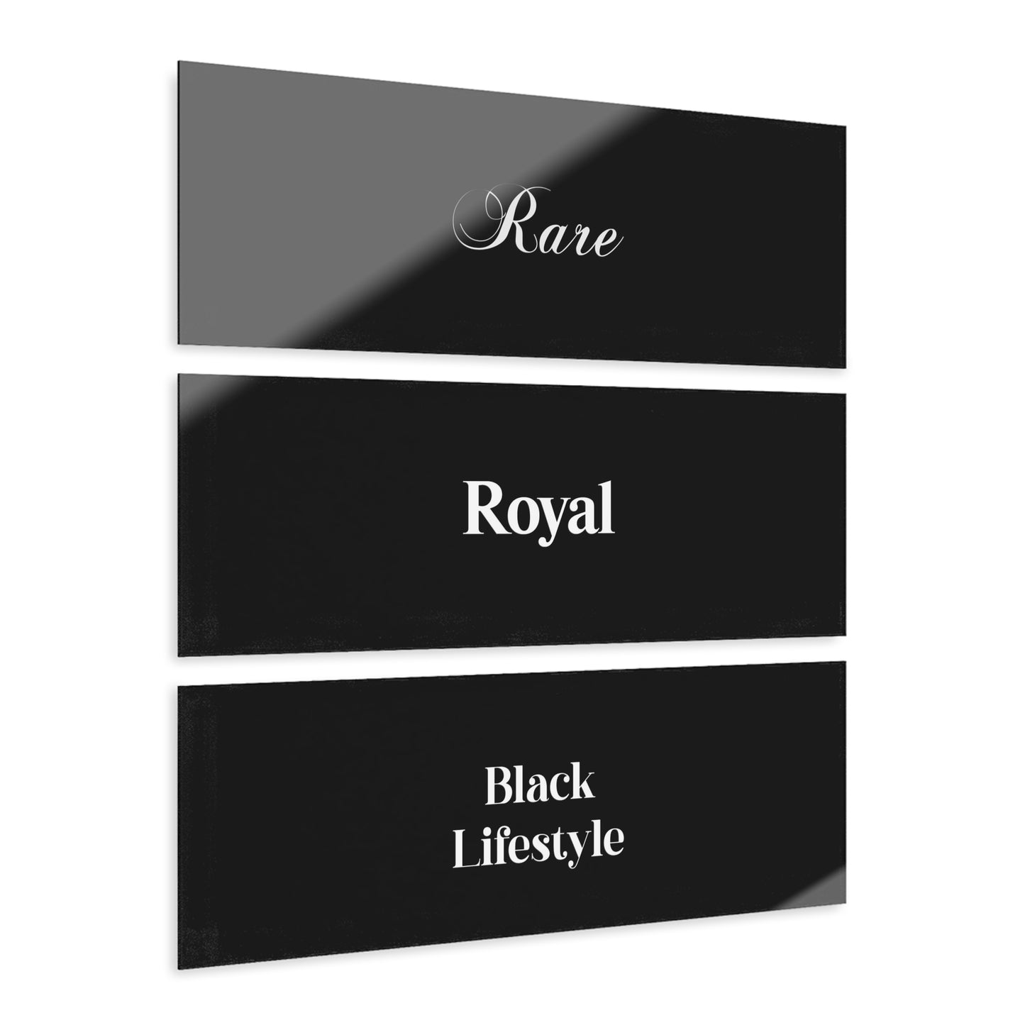Rare, Royal, Black Lifestyle Wall Art