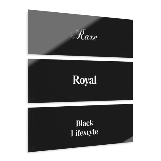 Rare, Royal, Black Lifestyle Wall Art