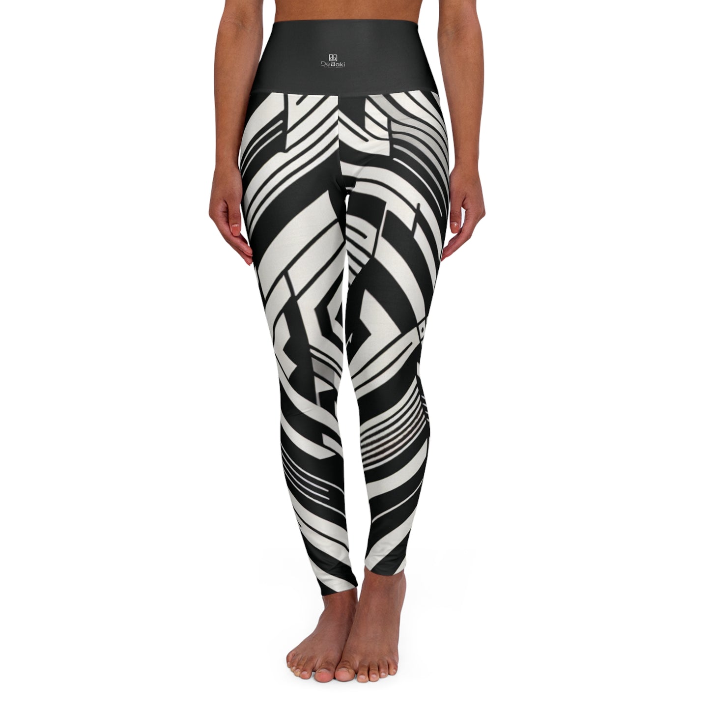 High Waisted Yoga Leggings (AOP)