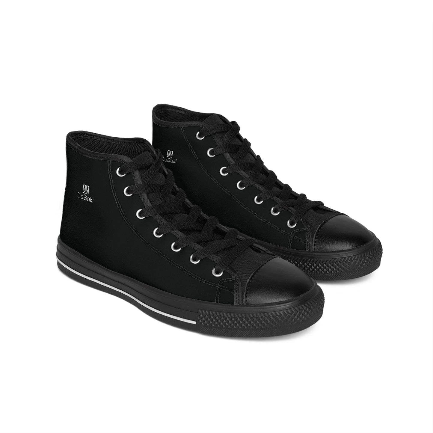 DeBaki Black Men's Classic Canvas Sneakers