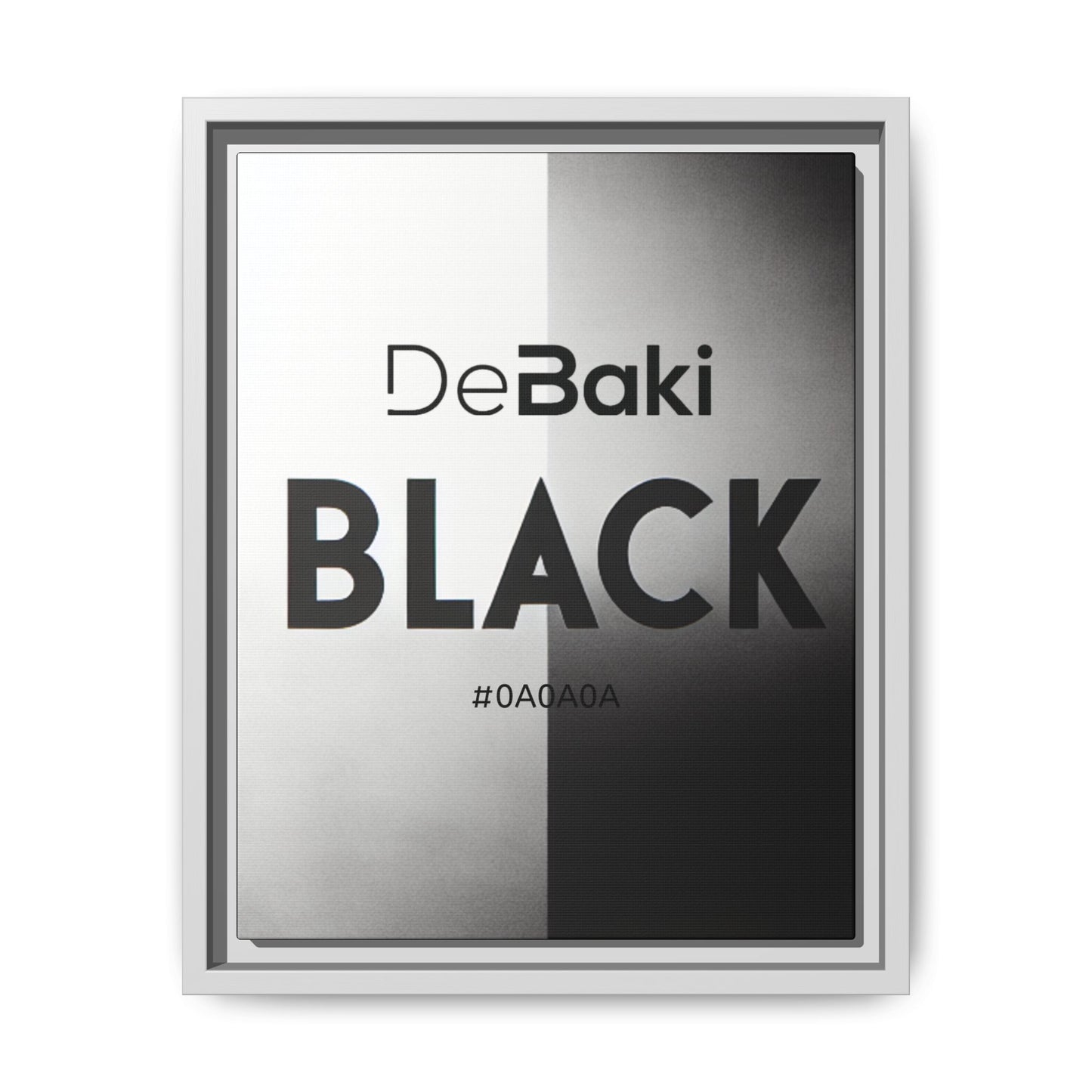 Modern Framed Art Print, Minimalistic Wall Decor, Black and White Canvas, Home Office Styling, Inspirational Art