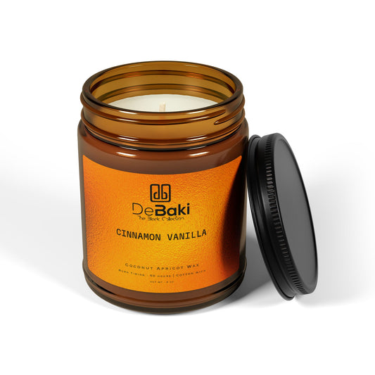 DeBaki Candle Collection Cinnamon Vanilla, 9oz