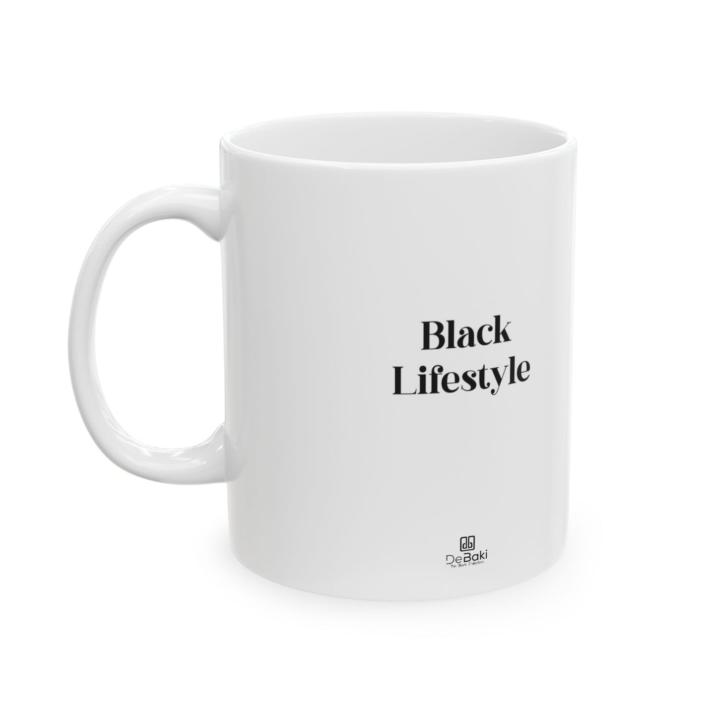 Black Lifestyle Ceramic Mug - 11oz