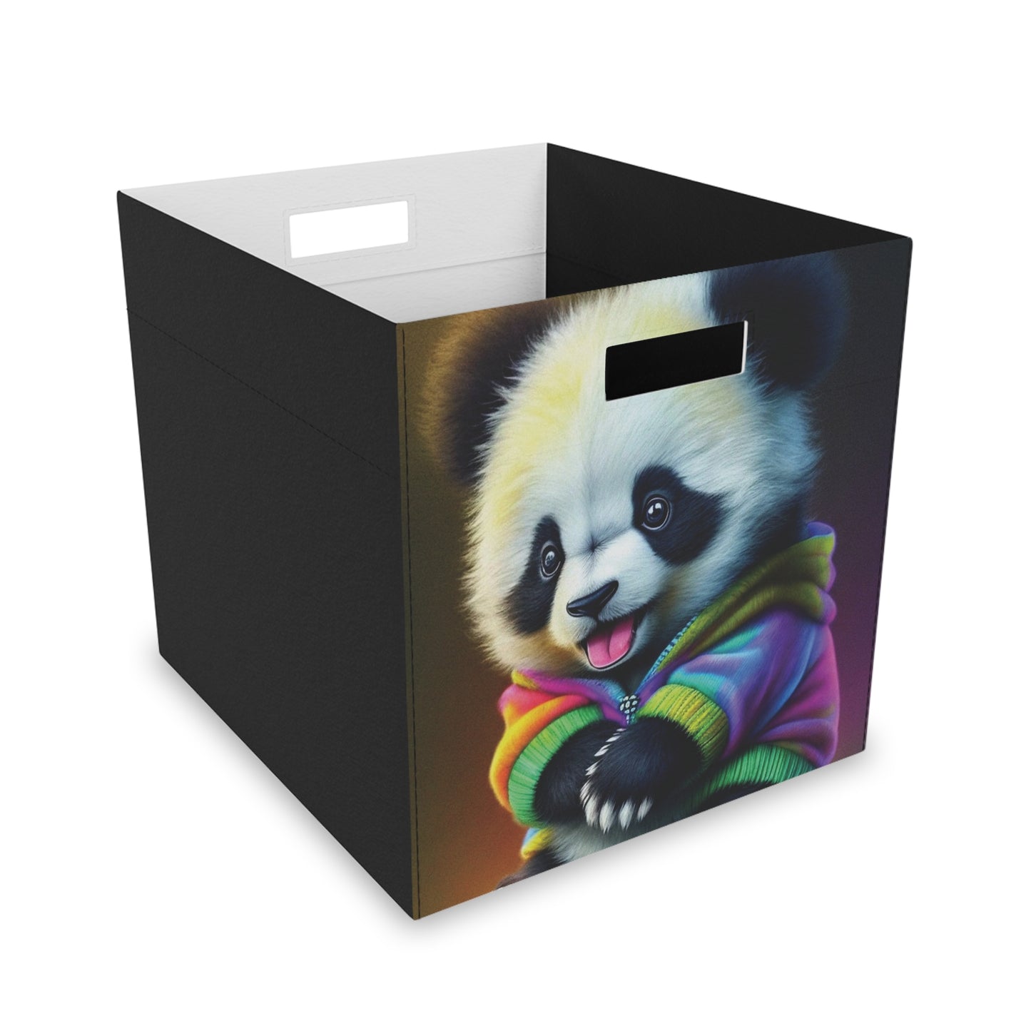 DeBaki Panda Felt Storage Box