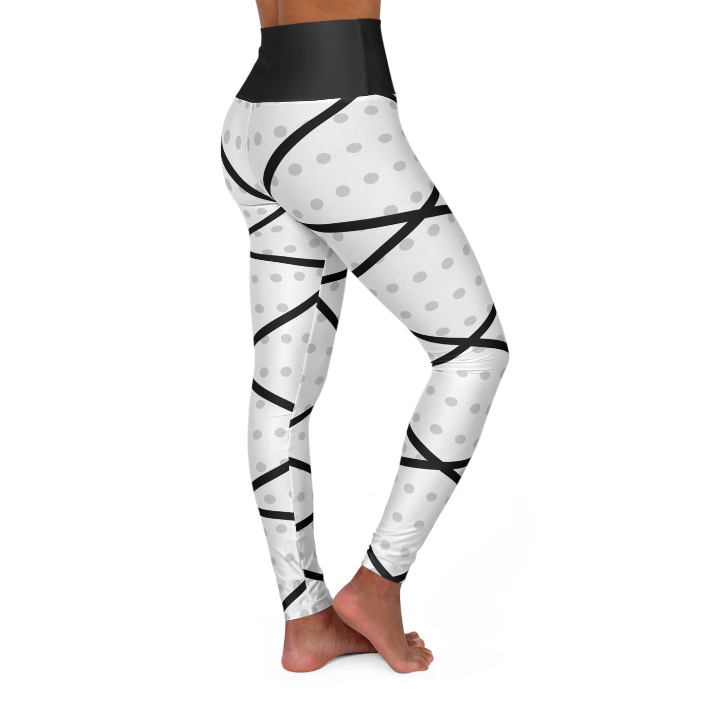 High Waisted Yoga Leggings (AOP)