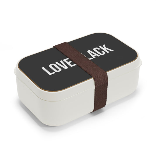Love Black Bento Lunch Box