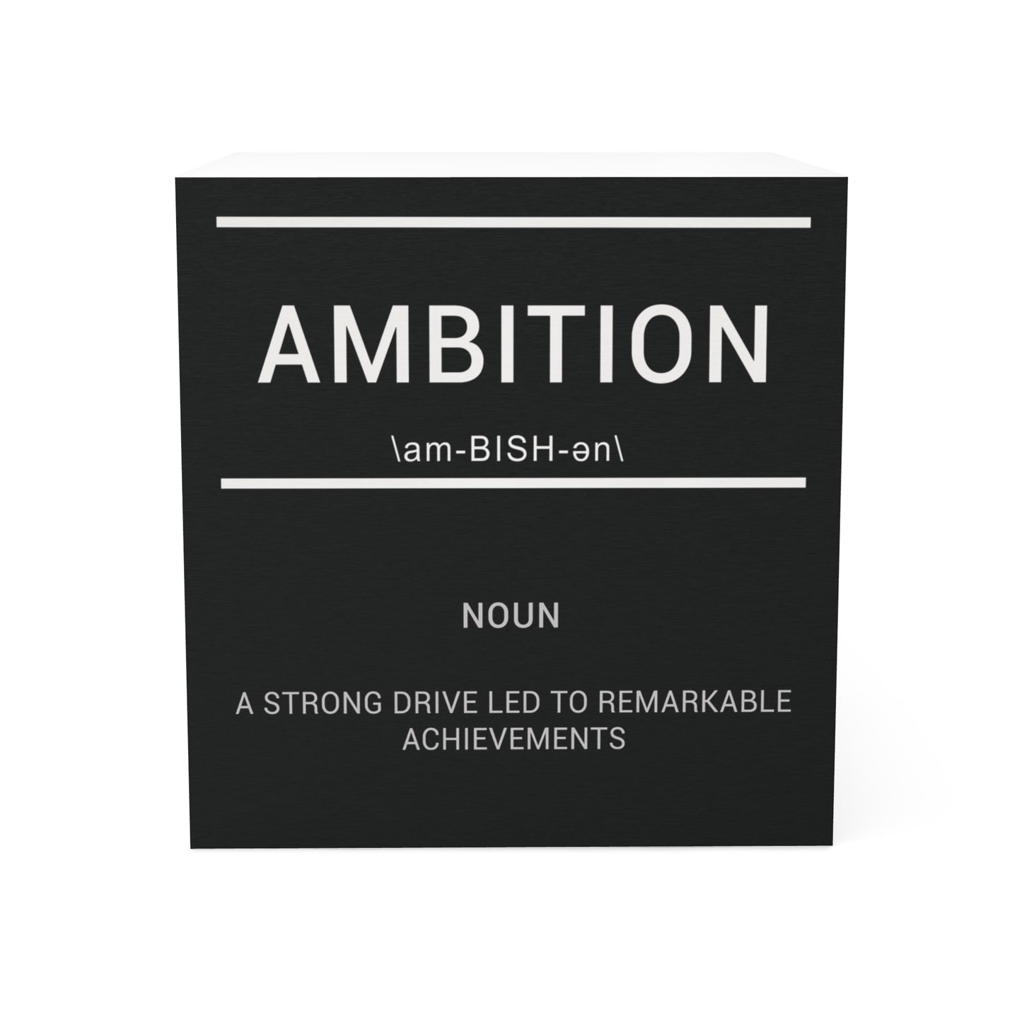 Ambition Note Cube