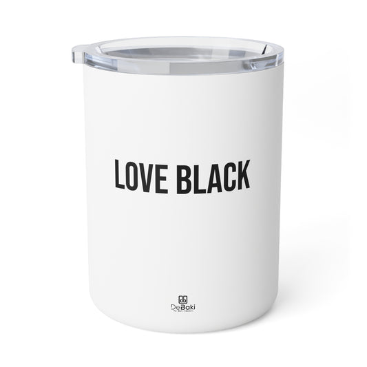 Love Black Insulated Coffee Mug, 10oz