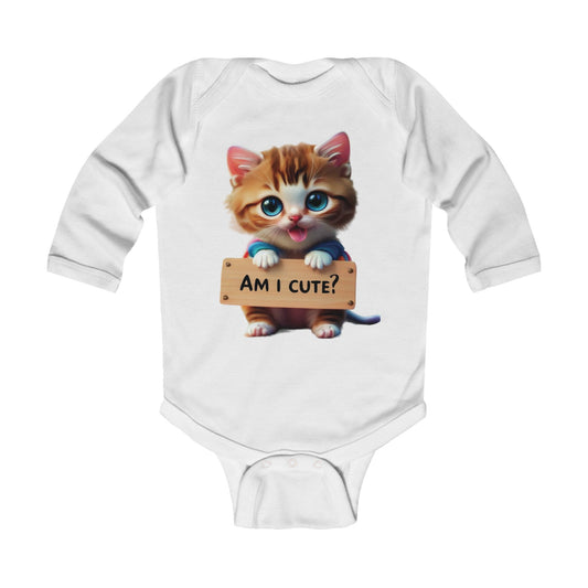 Kitten Infant Long Sleeve Bodysuit