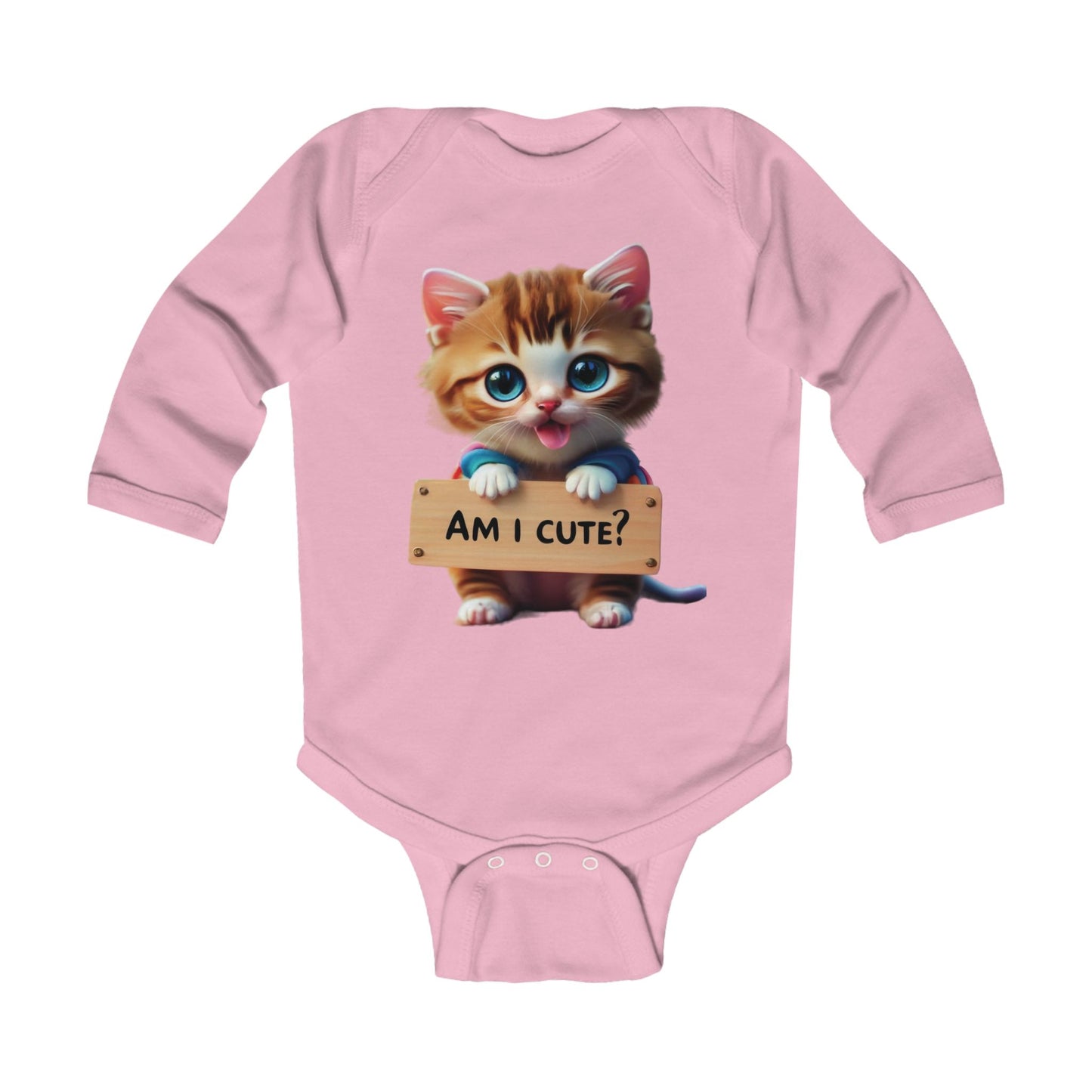 Kitten Infant Long Sleeve Bodysuit