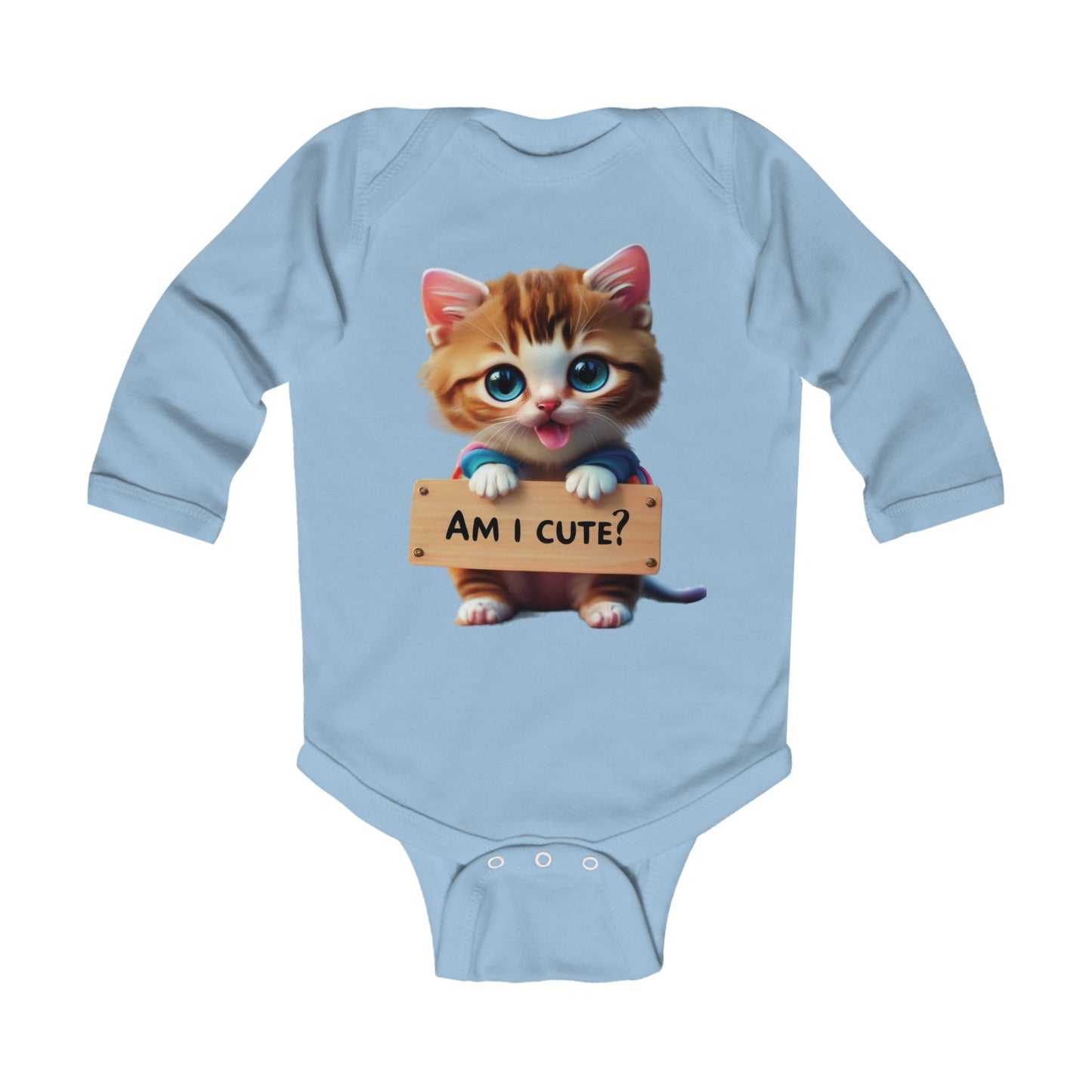 Kitten Infant Long Sleeve Bodysuit