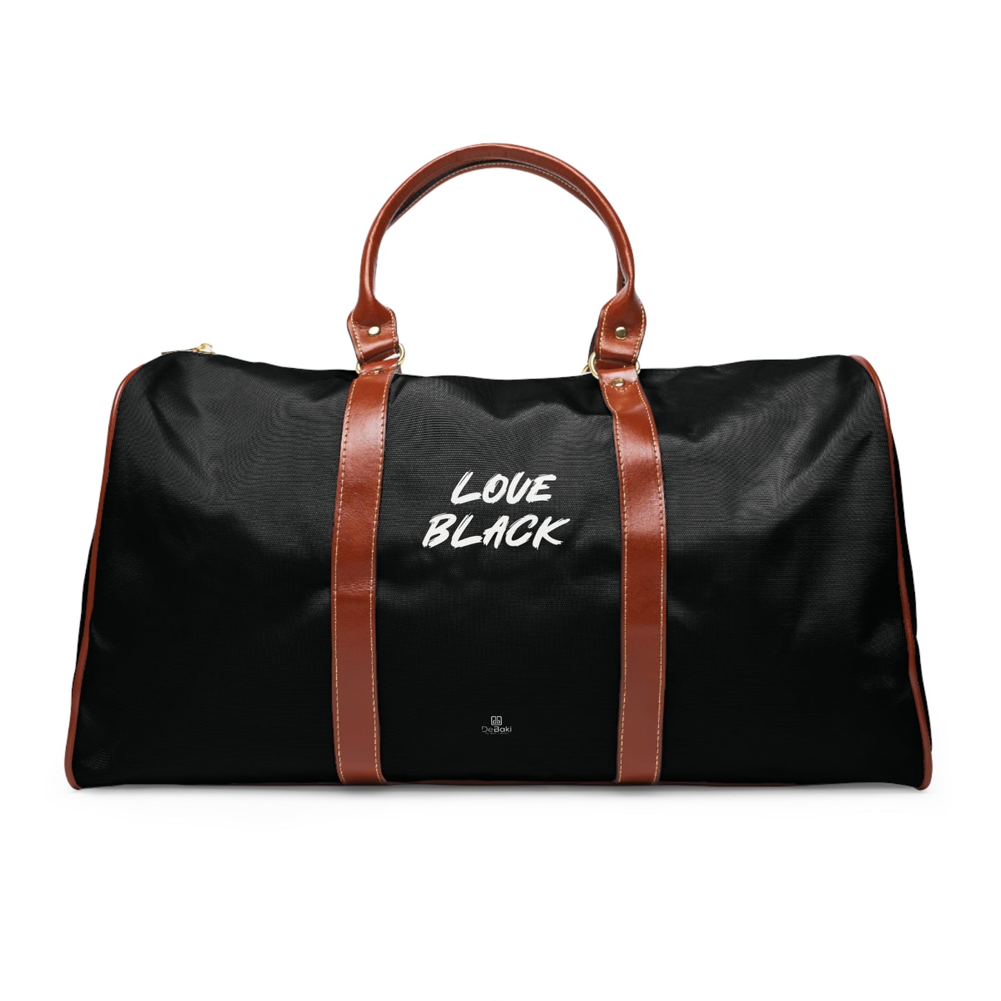 Love Black Waterproof Travel Bag