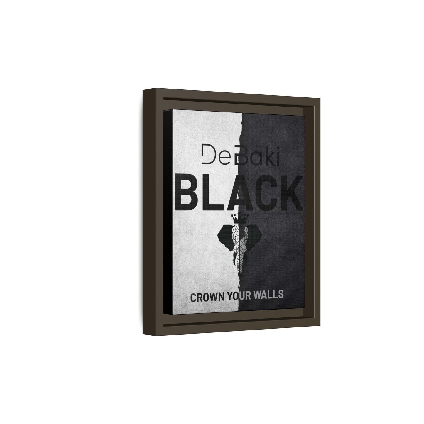Copy of Modern Framed Art Print, Minimalistic Wall Decor, Black and White Canvas, Home Office Styling, Inspirational Art
