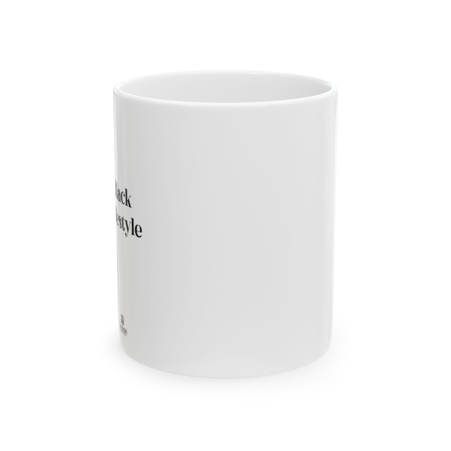 Black Lifestyle Ceramic Mug - 11oz