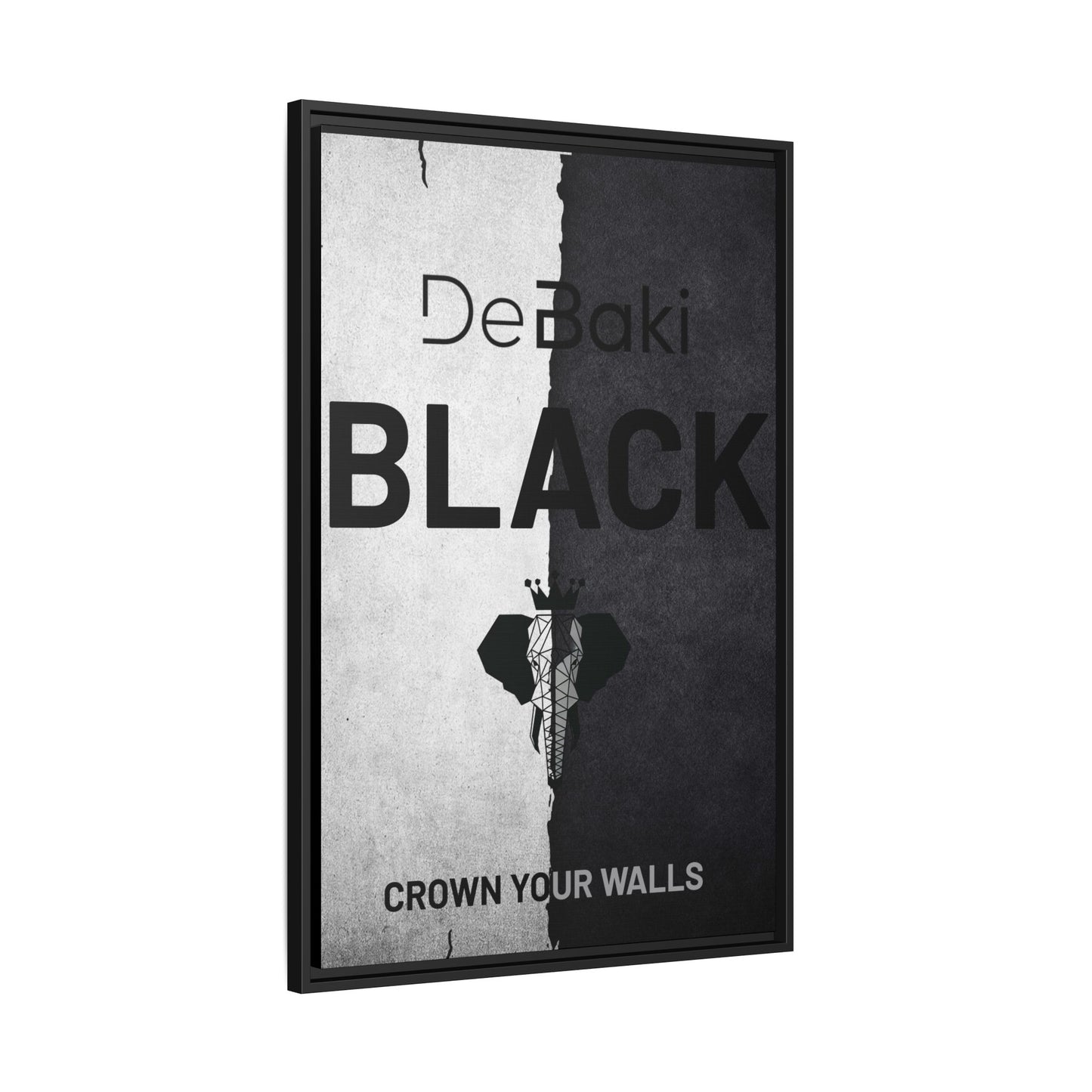 Copy of Modern Framed Art Print, Minimalistic Wall Decor, Black and White Canvas, Home Office Styling, Inspirational Art