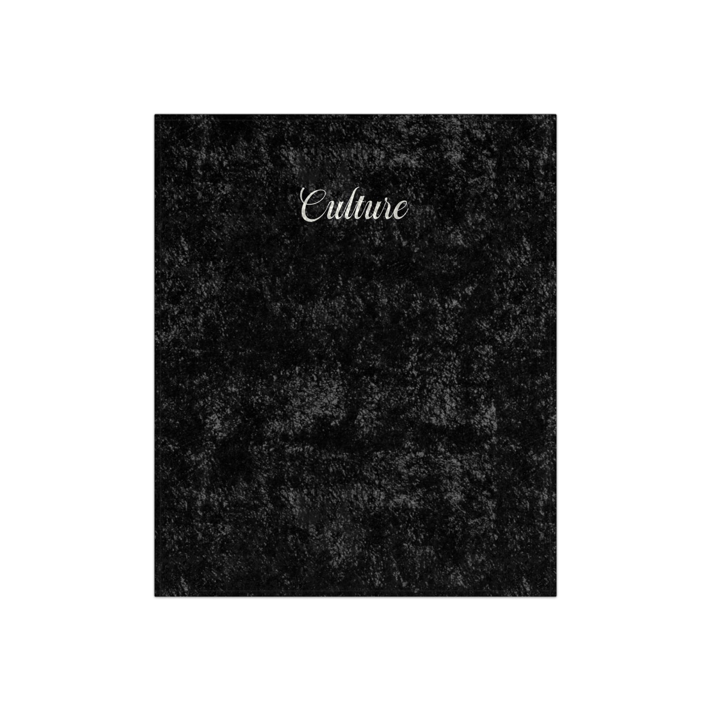 Culture Crushed Velvet Blanket